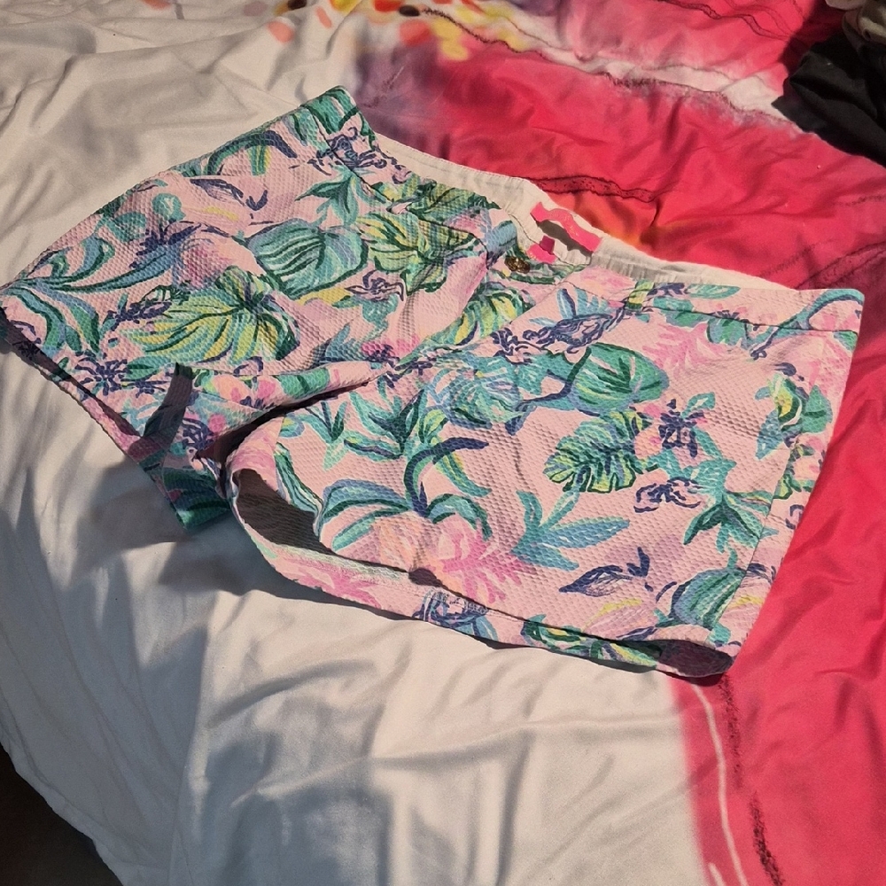 Lilly Pulitzer Callahan Mermaid In The Shade Shorts